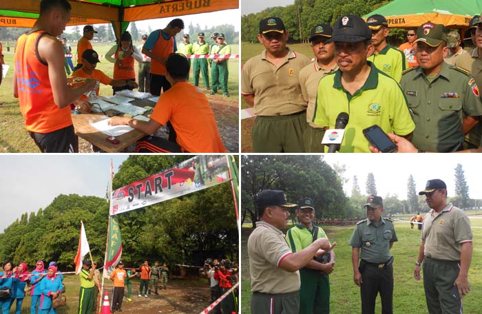 Direktorat Topografi TNI AD Gelar Lomba Orienteering Sambut HUT ke-69